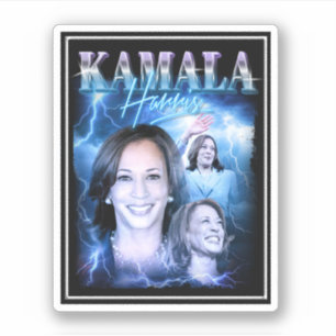 Kamala Harris Retro jaren 90 stijl Sticker