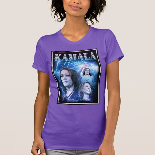 Kamala Harris Retro jaren 90 stijl T-shirt (Voorkant)