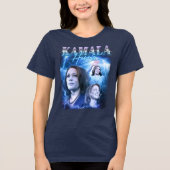 Kamala Harris Retro jaren 90 stijl Tri-Blend Shirt (Voorkant)