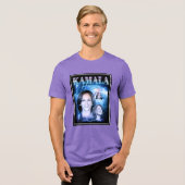 Kamala Harris Retro jaren 90 stijl Tri-Blend Shirt (Voorkant volledig)