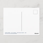 KAMALA HARRIS RIJDT OP DE BLAUWE GOLF 2024 BRIEFKAART (Achterkant)