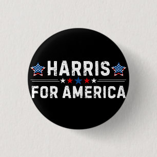 Kamala Harris Ronde Button 3,2 Cm