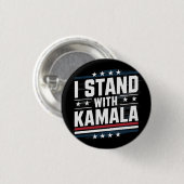 Kamala Harris Ronde Button 3,2 Cm (Voorkant /achterkant)