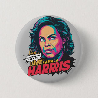 Kamala Harris Ronde Button 5,7 Cm
