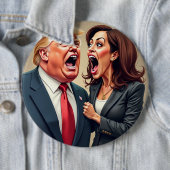 Kamala harris ronde button 6,0 cm (In situ)