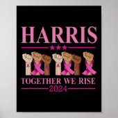 Kamala Harris samen verhogen we bewust borstkanker Poster (Voorkant)