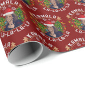 Kamala Harris Santa Hat Christmas Cadeaupapier (Rol Hoek)