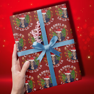 Kamala Harris Santa Hat Christmas Cadeaupapier