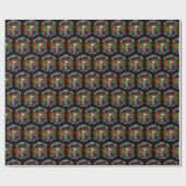 Kamala Harris Santa Hat Christmas Trendy 2024 Cadeaupapier (Vlak)