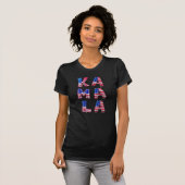 Kamala Harris Schattigee Amerikaanse vlag ballon a T-shirt (Voorkant volledig)