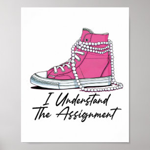 Kamala Harris schoenen en Pearl Ik begrijp de IGN Poster