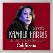 Kamala Harris Senaat 2016 Poster (Voorkant)