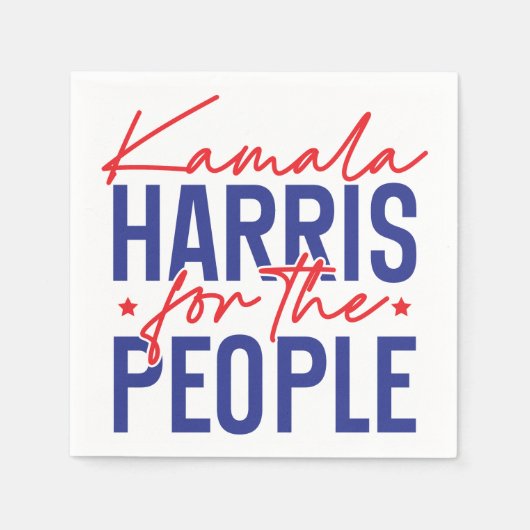 Kamala Harris Servet (Voorkant)