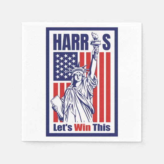 Kamala Harris Servet (Voorkant)