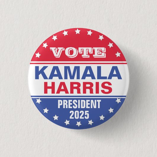 Kamala Harris Sjabloon verkiezingen Ronde Button 3,2 Cm (Voorkant)