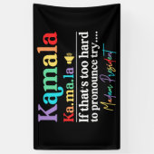 Kamala Harris Spandoek (Verticaal)