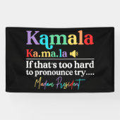Kamala Harris Spandoek (Horizontaal)