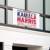 Kamala Harris Spandoek (Buitenkant Gebouw)