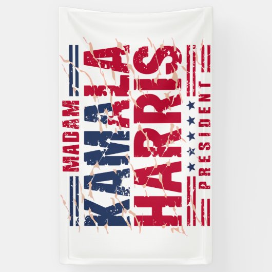 Kamala Harris Spandoek (Verticaal)