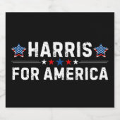 Kamala Harris Sparkling Wijnetiket (Enkel label)