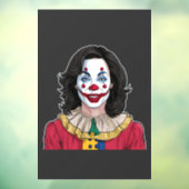 Kamala Harris Spooky Halloween Clown Verkiezingen  Raamsticker (Vel 3)