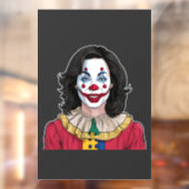 Kamala Harris Spooky Halloween Clown Verkiezingen  Raamsticker (Vel 2)
