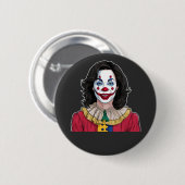 Kamala Harris Spooky Halloween Clown Verkiezingen Ronde Button 5,7 Cm (Voorkant /achterkant)