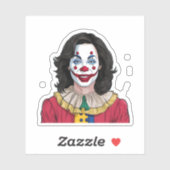 Kamala Harris Spooky Halloween Clown Verkiezingen  Sticker (Vel)