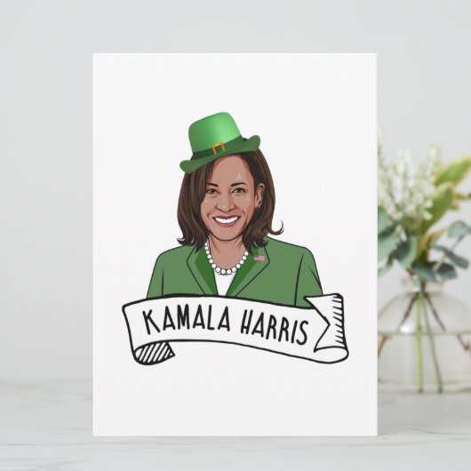 Kamala Harris St. Kaart (Staand voorkant)