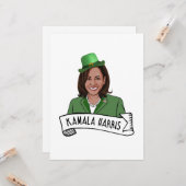 Kamala Harris St. Kaart (Voorkant / Achterkant in situ)