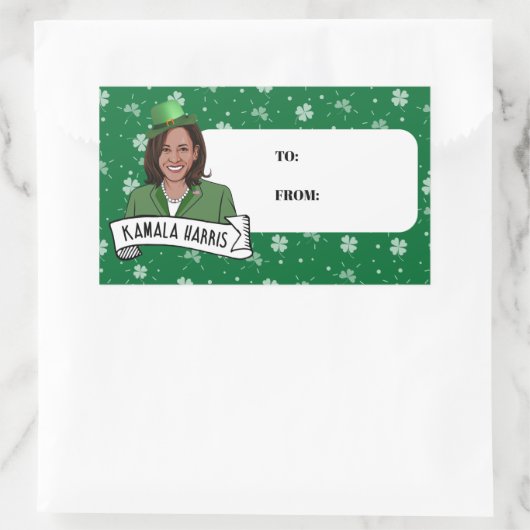 Kamala Harris St. Rechthoekige Sticker (Tas)