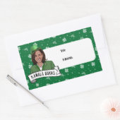 Kamala Harris St. Rechthoekige Sticker (Envelop)