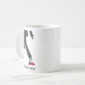 Kamala Harris stapt op bij Red Mega Pet Elect Koffiemok (Voorkant links)