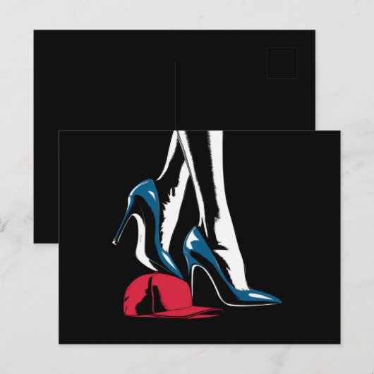 Kamala Harris stapt op maga-Pet Briefkaart (Voorkant / Achterkant)