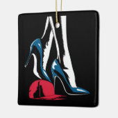 Kamala Harris stapt op maga-Pet Keramisch Ornament (Links)