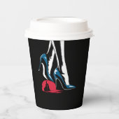 Kamala Harris stapt op maga-Pet Papieren Bekers (Voorkant)