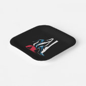 Kamala Harris stapt op maga-Pet Papieren Bordje (Gebogen)