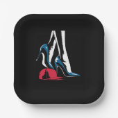 Kamala Harris stapt op maga-Pet Papieren Bordje (Voorkant)