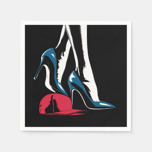 Kamala Harris stapt op maga-Pet Servet (Voorkant)