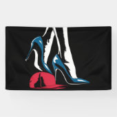 Kamala Harris stapt op maga-Pet Spandoek (Horizontaal)