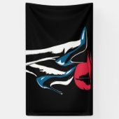 Kamala Harris stapt op maga-Pet Spandoek (Verticaal)