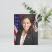 Kamala Harris Stemming-democraat VP Campaign 2020 Briefkaart (Staand voorkant)