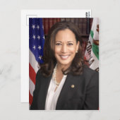 Kamala Harris Stemming-democraat VP Campaign 2020 Briefkaart (Voorkant / Achterkant)