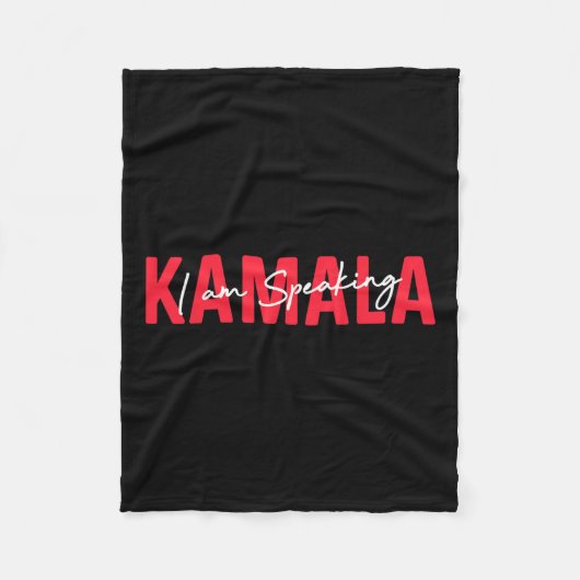 Kamala Harris - Stemming in het vice-President Fleece Deken (Voorkant)