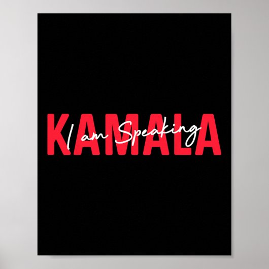 Kamala Harris - Stemming in het vice-President Poster (Voorkant)