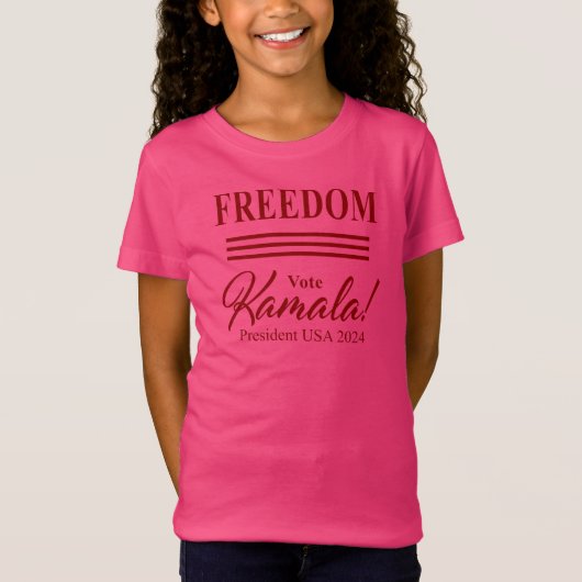 Kamala Harris stemt voor President 2024 T-shirt (Voorkant)