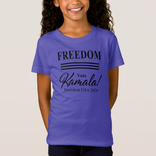 Kamala Harris stemt voor President 2024 T-shirt (Voorkant)
