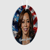 Kamala Harris sterren en strepen Ornament (voorkant)