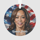 Kamala Harris sterren en strepen Ornament (achterkant)