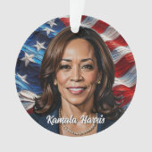 Kamala Harris sterren en strepen Ornament (voorkant)